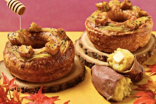 【秋の味覚”🍁】『はちみつおさつバターリング』や『おさつバター塩パン』を9月1日より新発売🍯🍠