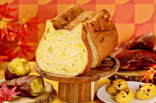 【NEKONEKO】紅あずま＆なると金時を使用した『ねこねこ食パン スイートポテト』新発売🍠🍂